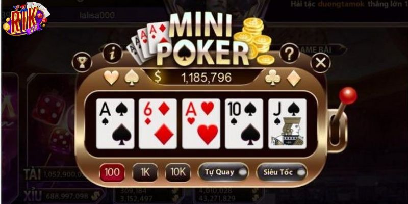 Tổng quan game Mini Poker IWIN